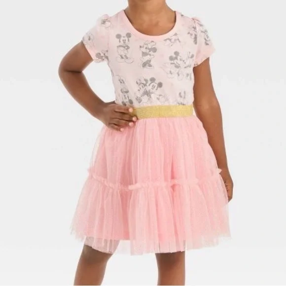 Disney | Dresses | Shortsleeve Tutu Dress Minnie And Mickey | Poshmark